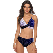 Load image into Gallery viewer, TYAKKVE Sexy 2019 Bikini Set Swimwear Women Print Swimsuit Push Up Polka Dots Bikini Plus Size BathingSuit Beachwear Biquini 3XL
