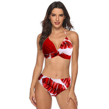 Load image into Gallery viewer, TYAKKVE Sexy 2019 Bikini Set Swimwear Women Print Swimsuit Push Up Polka Dots Bikini Plus Size BathingSuit Beachwear Biquini 3XL
