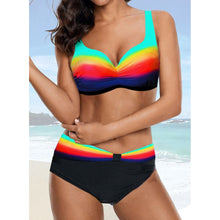 Load image into Gallery viewer, TYAKKVE Sexy 2019 Bikini Set Swimwear Women Print Swimsuit Push Up Polka Dots Bikini Plus Size BathingSuit Beachwear Biquini 3XL
